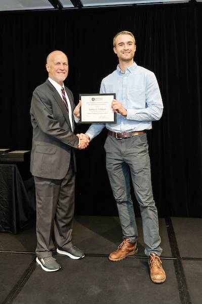 Dr. Jeffrey Potteiger (left) and Joshua Veldheer (right)